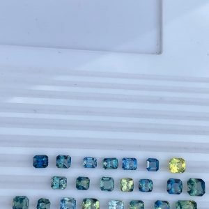 Teal Sapphire Lot - 1 to 2.60 carats