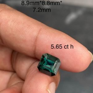 Peacock Green Sapphire - 5.65 carats