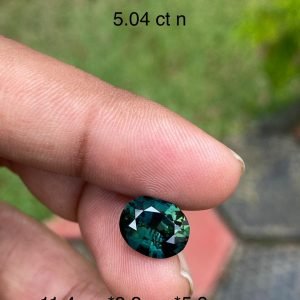 Teal Sapphire - 5.04 carats