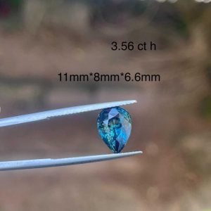 Teal Sapphire - 3.56 carats